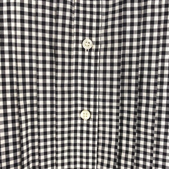 Thomas Mason‎ for J. Crew Womens Shirt Size 4 Button Front Gingham TP-2311 - Picture 4 of 9